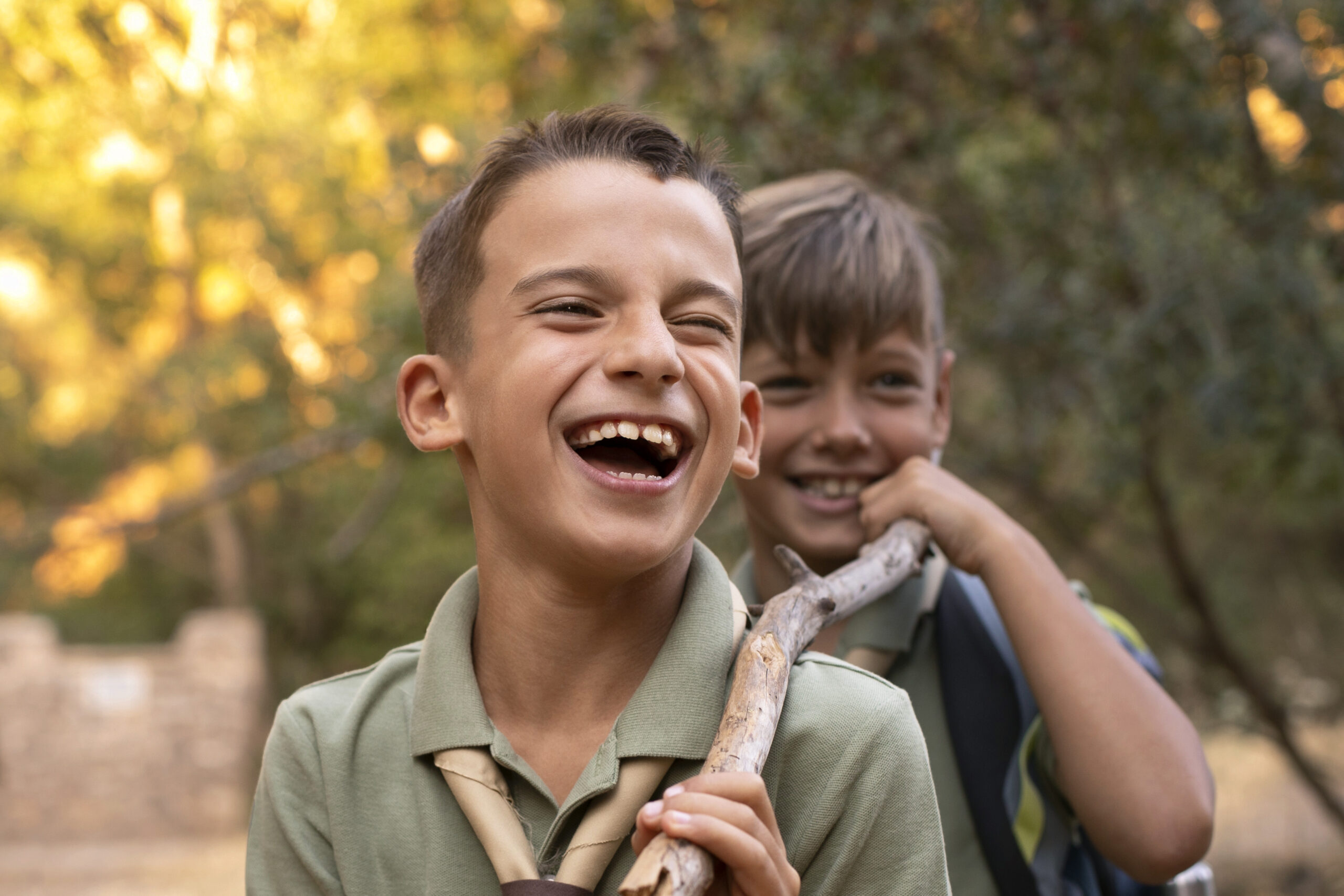 boy-scout-members-having-fun-nature